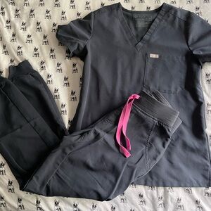 Night sky figs scrubs